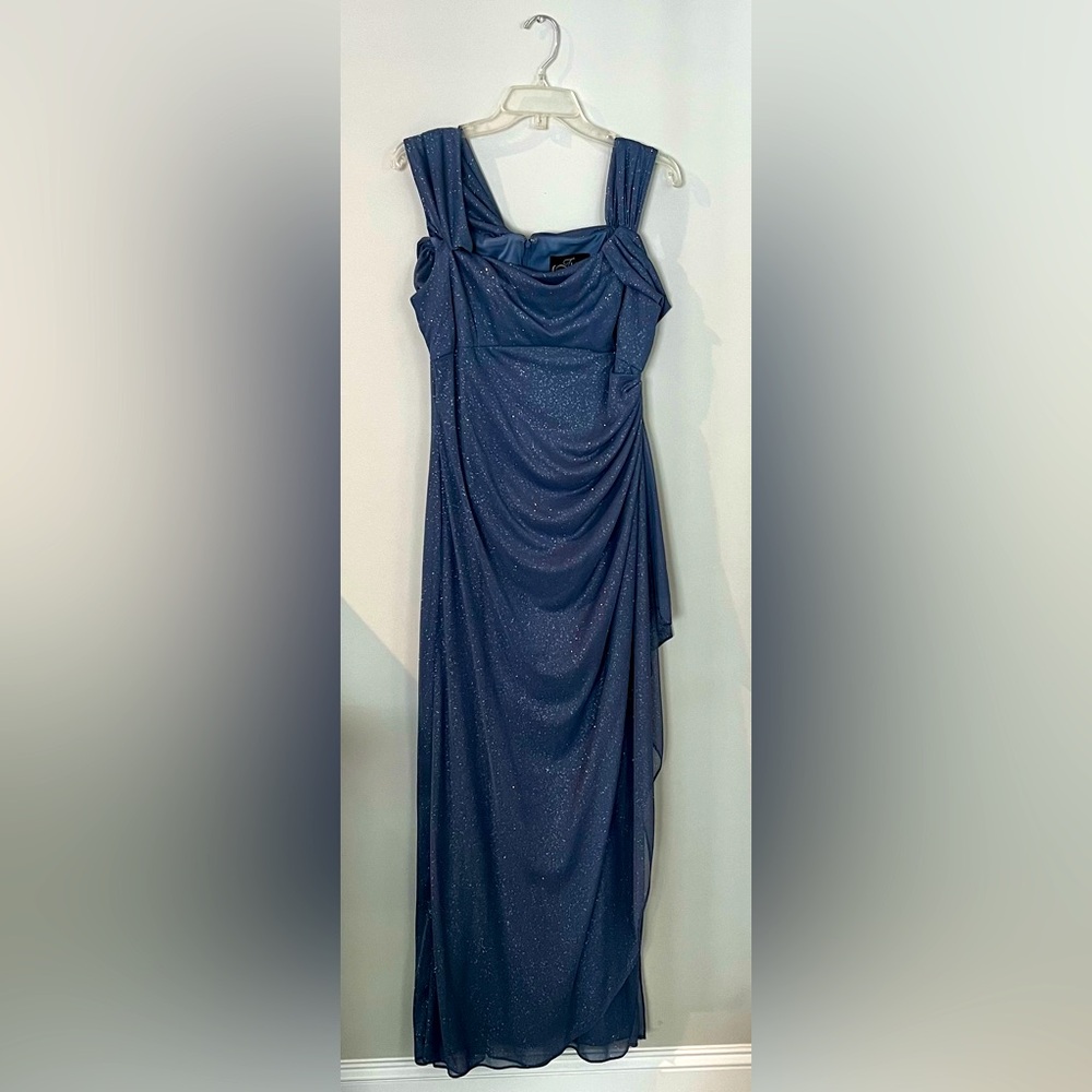 Elegant Blue Evening Dress